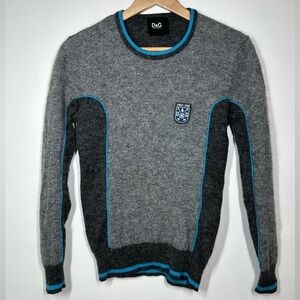 DOLCE‎ & Gabbana Grey Wool Sweater